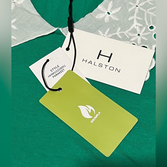 H by Halston -Womens Green Sleeveless Top Sz. SM - Picture 5 of 7